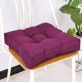 thumbnail image 1 of Nvzi Cushion Garden Terrace Home Kitchen Office Thick Comfortable Cushion, Dark Purple, 16* 16 inches, 1 of 5