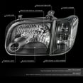 thumbnail image 2 of DNA Motoring For 05-07 Toyota Sequoia Tundra Crew Cab Black Clear Corner Headlight Lamps Pair, 2 of 8