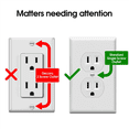 thumbnail image 3 of 12-Pack Safety Self-Closing Outlet Covers, Wall Socket Plate Automatic Sliding Cap Cover for Child Proofing Outlets, 3 of 6