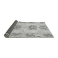 thumbnail image 2 of Ahgly Company Indoor Round Abstract Gray Modern Area Rugs, 7' Round, 2 of 4