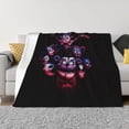 thumbnail image 4 of Lsque Five Nights At Freddy'S Print Flannel Throw Blanket, Ultra-soft Blanket for Bed, Couch, Car, Hypoallergenic Anti-pilling blanket-, 4 of 8