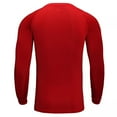 thumbnail image 3 of Men's Long Sleeve Thermal Underwear Winter Warm Basic Crew Tops Shirt, 3 of 3