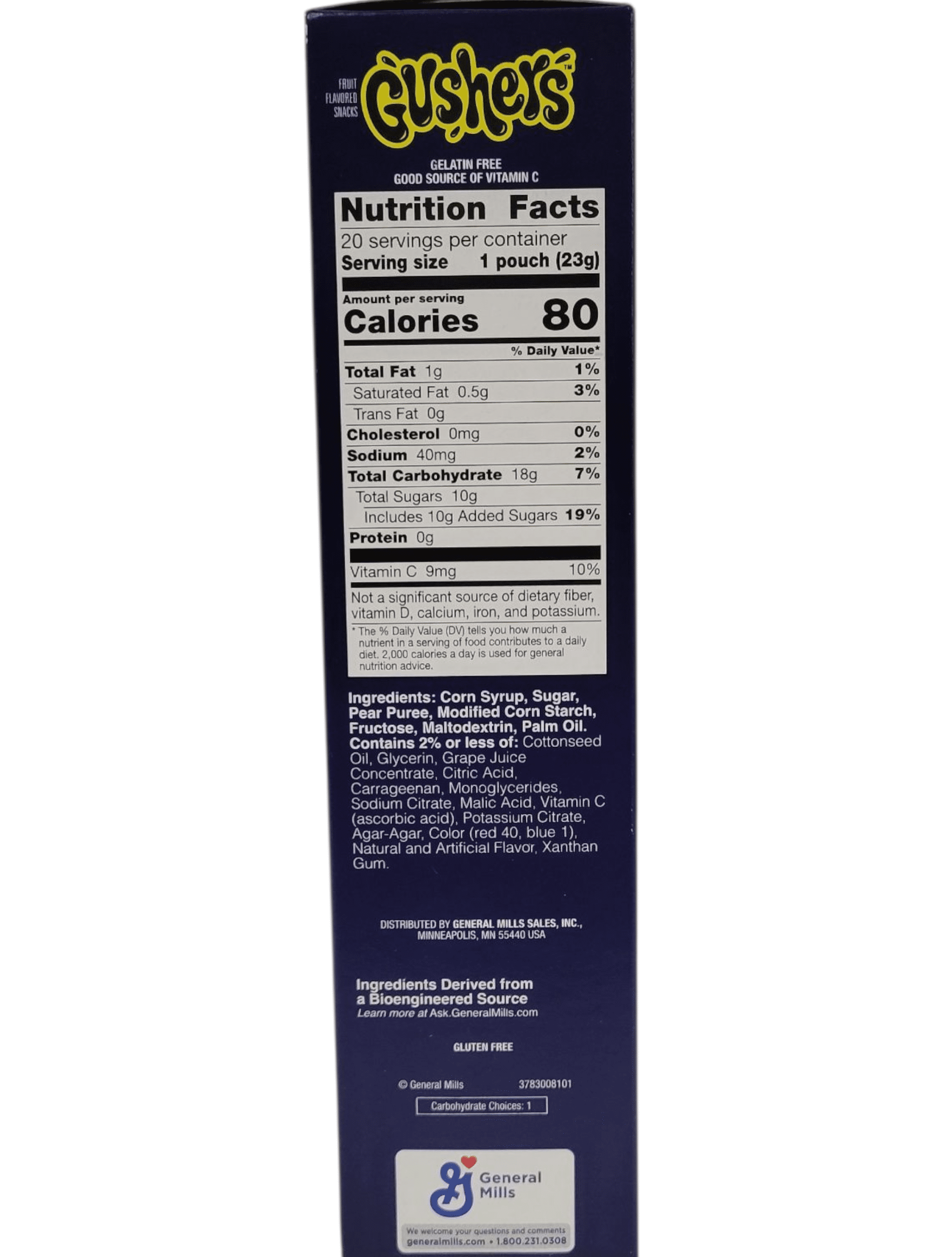 Wednesday Gushers Blueberry Grape Despair 1 LB Box - Pack of 2