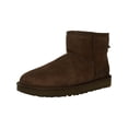 thumbnail image 1 of Ugg Women's Classic Mini II Leather Chocolate Ankle-High Suede Boot - 9M, 1 of 3