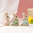 thumbnail image 3 of Binwennn Stepmom Ornament Tanding Rabbit Figurines Home Decoration Easter Decorations Table Ornaments Resin Spring Bunny Tabletop For Home Farmhouse Garden Outdoor Statues, 3 of 3
