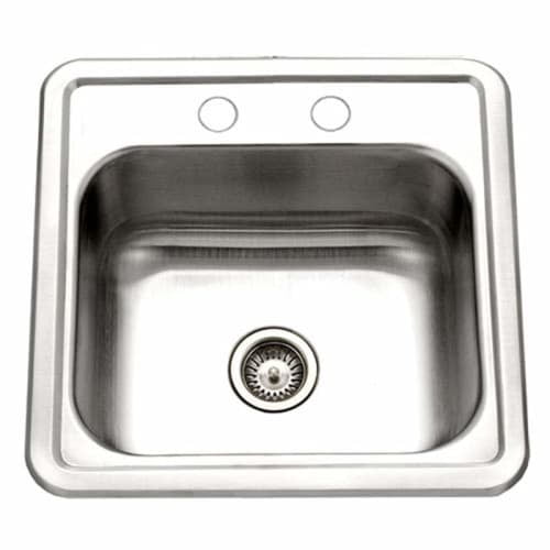 Houzer 1515 6bs 1 Hospitality Series Top Mount Stainless Steel Single Bowl Bar Prep Sink Walmart Com Walmart Com