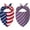 4th of July bandana-01, variant on 4th of July Dog Bandanas Reversible Small 2 Pack, Patriotic Independence Day Adjustable Triangle Holiday Scarves for Small Medium Large Extra Large Puppy Dogs Pets