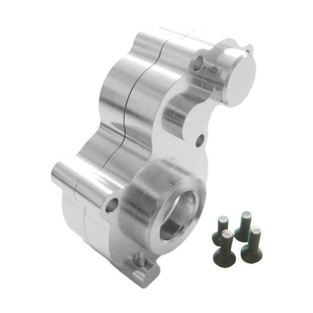 maskred Aluminum Alloy Center Gear Box Case Shell For 1/10 AXIAL SCX10 Crawler Vibrant Aluminum Alloy Gear Silver 1Set