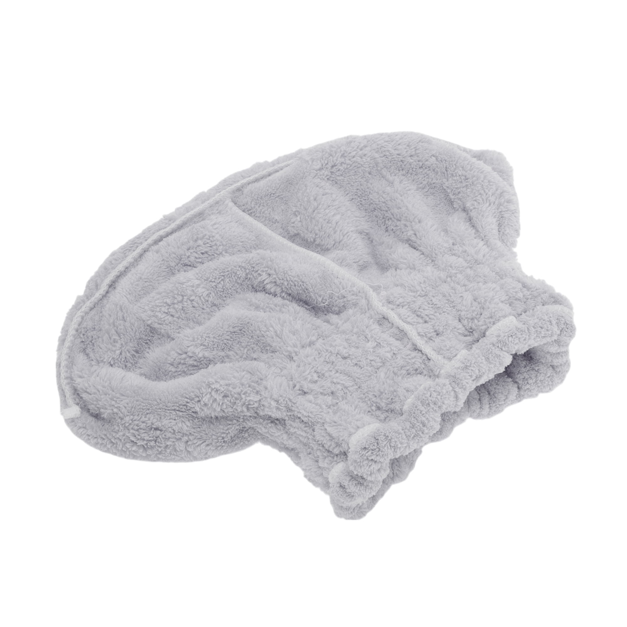 Unique Bargains 1pc Soft Bow Hair Towel for Effective Hair Drying 0.24"x 11.81" Gray