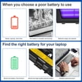thumbnail image 5 of 0A36303 0A36302 Laptop Battery for Lenovo ThinkPad T430 T530 W530 T420 T410 T520 T510 W510 W520 L412 42T4793 42T4755 42T4763 42T4848 45N1000 42T4791 51J0499 (73Wh 9-Cell), 5 of 10