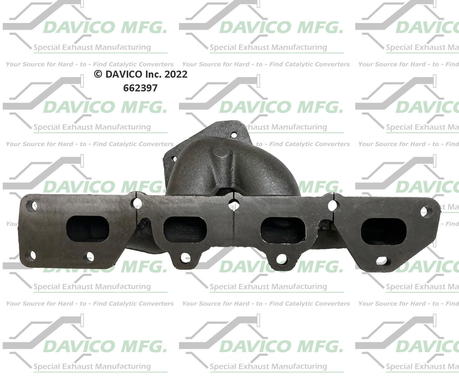 Davico Mfg 662397 Stand alone Exact-Fit exhaust manifold