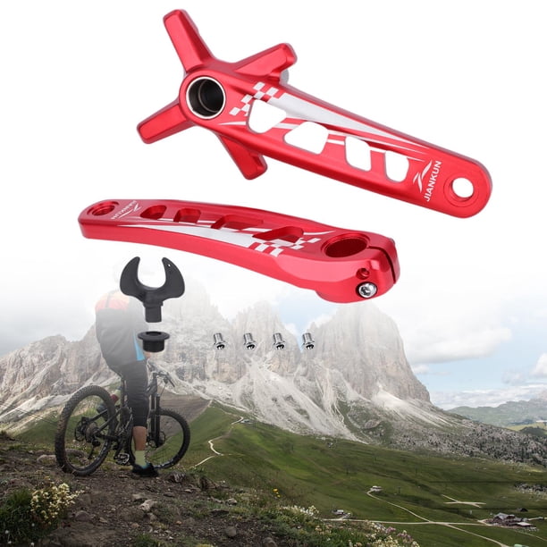Juego de de Bicicleta, Piezas de Reparación de Bicicleta de Bielas de Aleación de Aluminio de Bicicleta Universal de 170 Mm BCD 104 Mm para Soledad Brazo de manivela de bicicleta