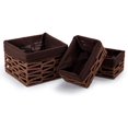 thumbnail image 1 of Truu Design Panier tissé  ‘geo gris’, 1 of 5