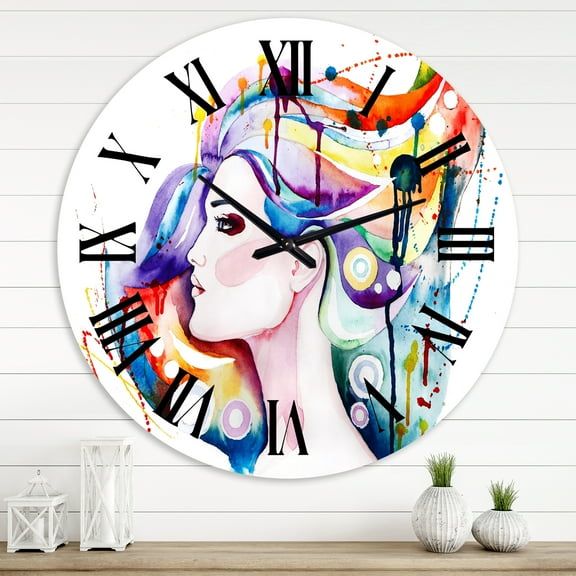 Designart 1 in Quartz Traditional Wall Clock