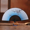 thumbnail image 2 of Bamboo Exquisite Handheld Folding Hand Fan, Fan, For Hot Day Summer Type 3, 2 of 8