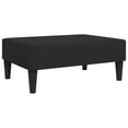 thumbnail image 5 of vidaXL Canapé-Lit 2 Places avec Pouf Noir en Velours, 5 of 5