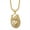 Gold Color, variant on Fashionable Ice Crystal Zircon Horse Head Animal Horseshoe 14K Yellow Gold Pendant Necklace for Men Hip Hop Trend Casual Party Jewelry Gift