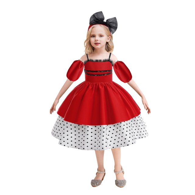 Vestido de Halloween para niñas, vestido estampado, disfraz de bruja para juego de rol, disfraz de mascarada