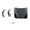Black, variant on Rupoun Motorcycle Windscreen Universal AntiCrack Scratch Resistant Fit for Triumph Bonneville 5-7in Round Headlights Black 10.24 inches / 26 cm