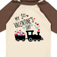thumbnail image 4 of Inktastic My First Valentines Day Train Boys or Girls Long Sleeve Baby Bodysuit, 4 of 5