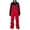 Red Pants for Women, variant on jtjvou Snow Bibs Women Mountain Insulated Waterproof Ski Pants Winter Warm Snowsuit Outdoor Snowboard Overall Green L