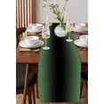 thumbnail image 4 of Ldtrchee Green Black Ombre Table Runner 72 Inches, Modern Gradient Abstract Art Bed Runner Dresser Scarves Tabletop for Indoor Outdoor Parties/Ceremony/Banquet, 18" x 72", 4 of 8