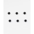 thumbnail image 3 of 6pcs 22g 3mm Nose Rings Studs for Women Black CZ Nose Studs Silver 6.5mm Length L Shaped Nostril Piercing Jewelry 22 Gauge Nose Jewelry Surgical Steel L Bend Nose Stud, 3 of 4