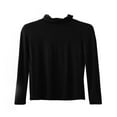 thumbnail image 4 of Women’s Warm Modal Base Tops Slim Fit Mock Turtleneck Long Sleeve Base Layer Shirts Thermal Shirts, 4 of 5