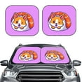 thumbnail image 6 of Lsque Corgi In Sushi Roll 2 PCS Windshield Sun Shade | CarFoldable Window Covers | Car Accessories Reflect UV for Universal Cars SUV Truck | Medium, 6 of 7