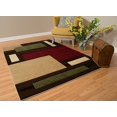 thumbnail image 2 of United Weavers 710 01275 28 1 ft. 11 in. x 7 ft. 2 in. Studio Chisel Runner Rug, Multicolor, 2 of 4