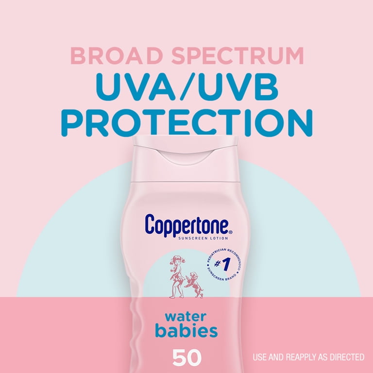 Coppertone WaterBabies SPF 50 Sunscreen Lotion, 8 fl oz photo 2