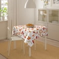 thumbnail image 5 of Fall Tablecloth Square 54×54 Inch Autumn Cute Bird Table Cloth Water Resistant Fabric Table Covers for Kitchen Dining Party Home Decor, 5 of 6