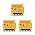 thumbnail image 1 of 3X Tuya Zigbee Smart Dimmers Switch Module 2CH Control LED Lights Dimmable Switch Stepless Dimming+Voice Control,3 x Dimmer Switch,Yellow, 1 of 8