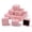 Pink, variant on 24Pcs Square Cardboard Ring Boxes 5x5x3.5cm with Sponge Inside Jewelry Box-Pink