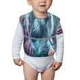 thumbnail image 6 of Hirioo Cat Underwater Fantasy for Baby Waterproof Pocket Bib Adjustable Closed for Babies Toddlers with Large Pocket 6-24Months, 6 of 8