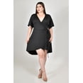 thumbnail image 1 of Vestido envolvente Roman Fashion /Tallas Extras, 2-4211 (Negro) negro 36, 1 of 6