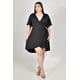 thumbnail image 1 of Vestido envolvente Roman Fashion /Tallas Extras, 2-4211 (Negro) negro 42, 1 of 6