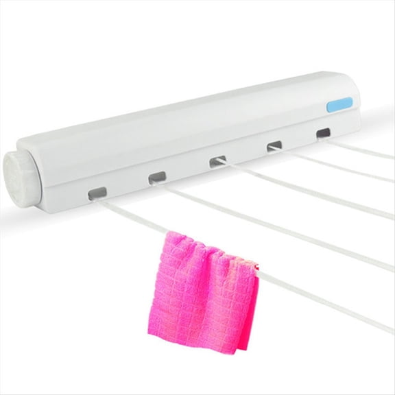 Tendedero Retráctil para Interior, Tendedero para Colgar en la Pared, Tendedero Oculto para Baño, Tendedero de Viaje