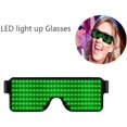 thumbnail image 5 of LINLIN Party led Glasses, LED Light Up Glasses LED Glowing Glasses USB Rechargeable LED Light Up Glasses with Flashing Neon, 11 Patterns LED Luminous Eyeglasses for Parties, Nightclub, 5 of 6