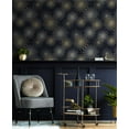 thumbnail image 5 of NextWall Midnight & Gold Starburst Geo Peel and Stick Wallpaper, 5 of 10