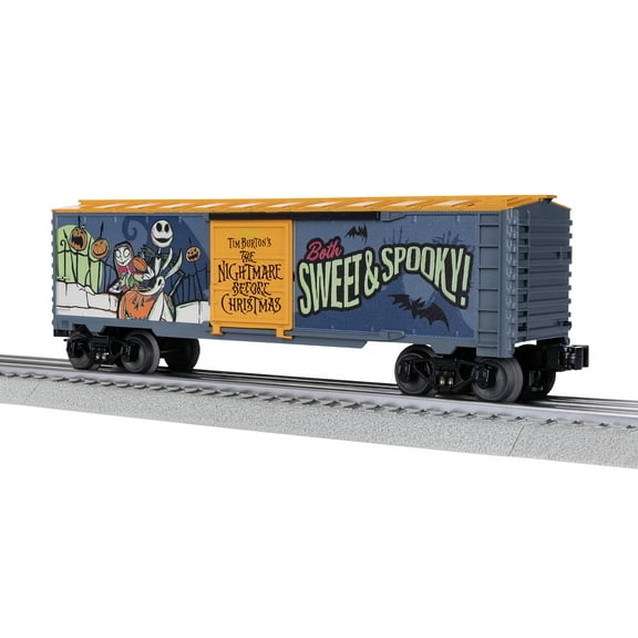 Lionel Disney The Nightmare Before Christmas Halloween O Gauge Model Train Boxcar for Ages 14