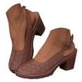 thumbnail image 2 of MKLEKYY Sandalias para Playa de Verano para Mujer, Con Hebilla Sólida, Informales, Con Punta Abierta, Tacones Cuadrados, Cómodas Sandalias de Playa 248, 2 of 4