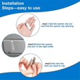 thumbnail image 4 of 6pcs Garage Door Opener Clips,Garage Door Remote Opener, 4 of 5