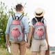 thumbnail image 4 of Disketp Adorable Pink Fluffy Birds Mochila de Lona Estampada, Mochila Escolar de Viaje Ligera para Estudiantes y Portátil-Medium, 4 of 5