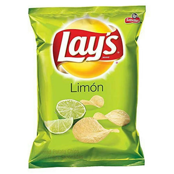 Lay's Limon Potato Chips, 1.5 ounce (64 per pack)