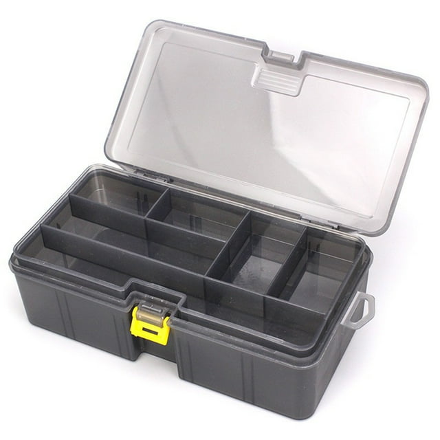 Caja de almacenamiento de anzuelos de pesca Yuarrent portátiles Wobbler Crankbait Swimbait