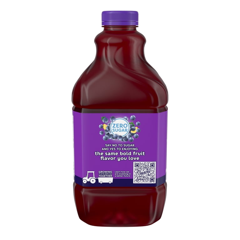 Welch's Concord Grape Zero Sugar Drink, 64 fl oz Bottle - Walmart.com