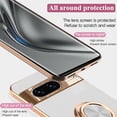 thumbnail image 3 of for Google Pixel 8 Case with Ring Holder Magnetic Aesthetic Google Pixel 8 Phone Case Silicone Soft TPU Thin White Cover 360° Rotatable Metal Kickstand (White), 3 of 14