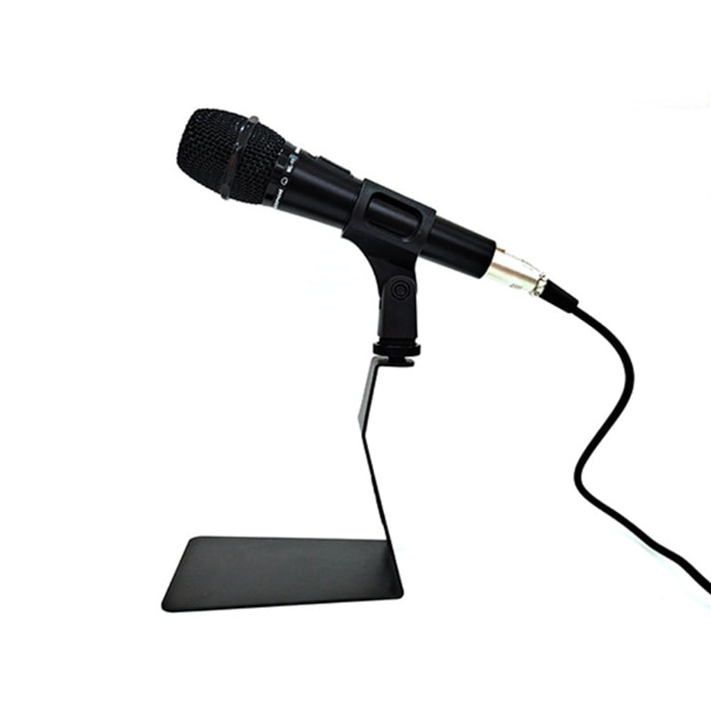 Microphone Rack Stand L Shaped Stand Bracket Shockproof Mic Accessories