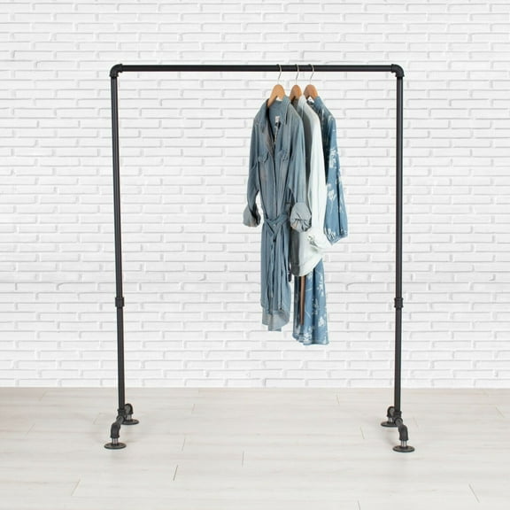 Industrial Pipe Clothing Rack